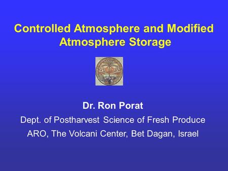 Controlled Atmosphere and Modified