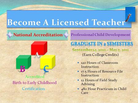 Become A Licensed Teacher
