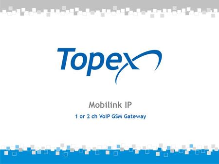 Mobilink IP 1 or 2 ch VoIP GSM Gateway.