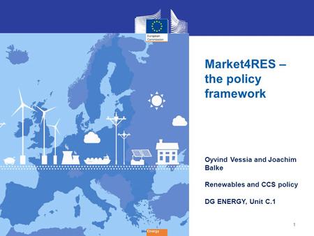 Market4RES –the policy framework