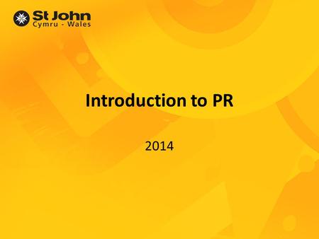 Introduction to PR 2014. Introductions Your name Your PR experience An interesting fact about you....