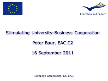 European Commission, DG EAC