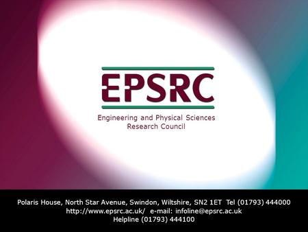 Engineering and Physical Sciences