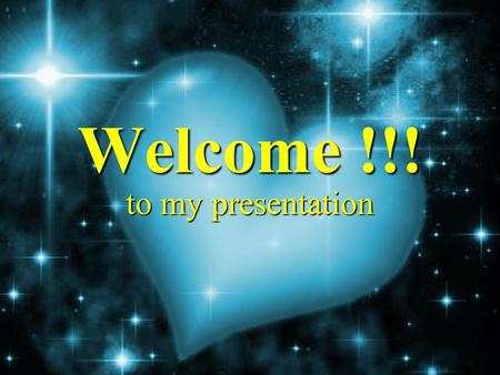 Welcome !!! to my presentation. My Bio-data NNNName : BBBBirthday : AAAAge : GGGGender : Harvey Karl M. Saura October 16, 1997 13 yrs.