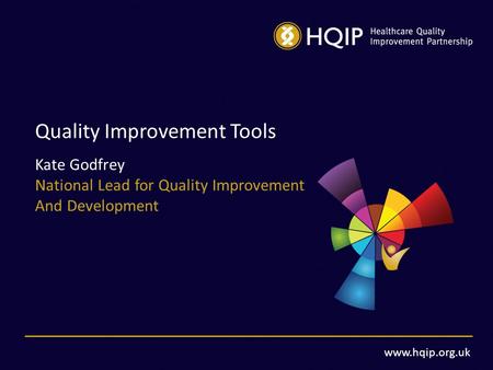 Www.hqip.org.uk Quality Improvement Tools Kate Godfrey National Lead for Quality Improvement And Development.