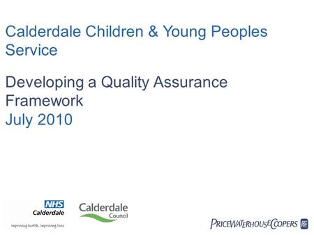 Calderdale Children & Young Peoples Service