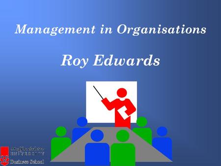 Management in Organisations Roy Edwards. The Internal Environment (micro level) Sales Administration MarketingPersonnel FinancePurchasing.