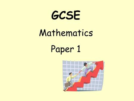 GCSE Mathematics Paper 1. Different Words ADD Plus Total More than Sum of SUBTRACT Take away Minus Difference Less than.