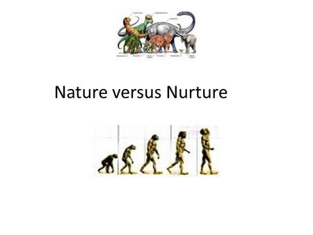 Nature versus Nurture. The Debate Ground Rules… The Debate Ground Rules Please sit with the ‘Camp’ that you signed up to - Nature or Nurture. I will.