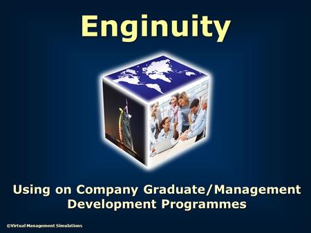 Using on Company Graduate/Management Development Programmes