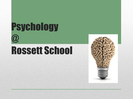 Rossett School. In today’s session we will be answering the following questions: Who? What? When? Why ? Where? How?