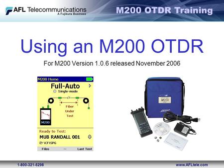 For M200 Version released November 2006