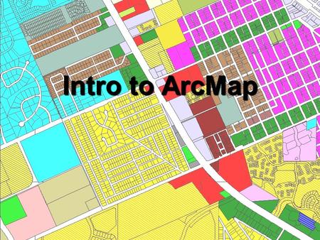 Intro to ArcMap. What is ArcMap? Accessing ArcMap Data used by ArcMap SymbologyLabelsGraphics Printing/Exporting maps.