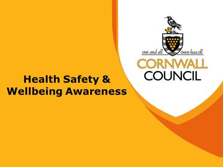 Health Safety & Wellbeing Awareness