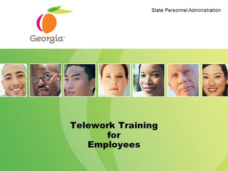 Telework Training for Employees State Personnel Administration.