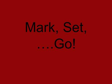 Mark, Set, ….Go!. 1) Biology is the study of 2) A testable explanation of an observation.