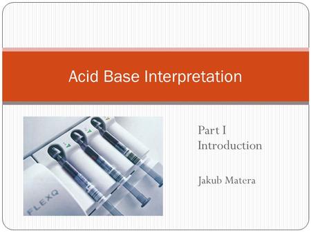 Acid Base Interpretation