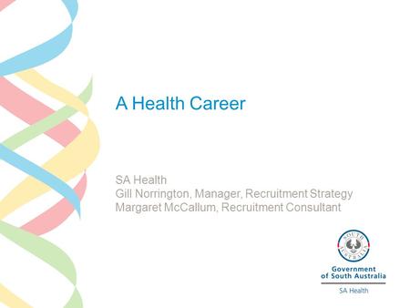 A Health Career SA Health