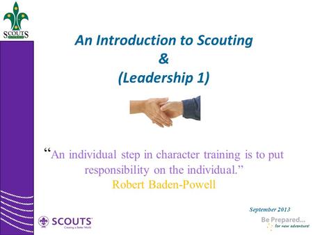 An Introduction to Scouting