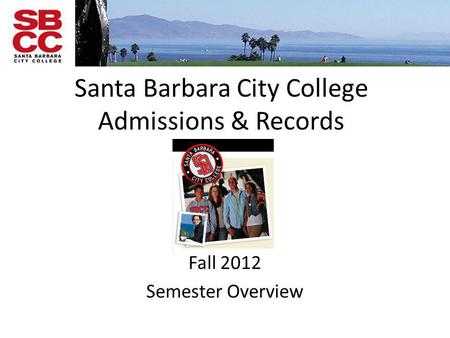 Santa Barbara City College Admissions & Records