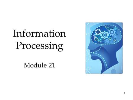 Information Processing Module 21