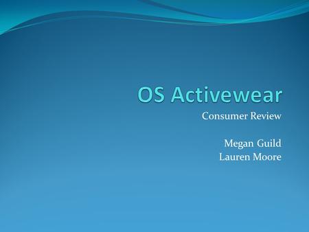 Consumer Review Megan Guild Lauren Moore. Reading List: Our Thoughts Positives Negatives Clearly Defines Web hosting and Web Content Management Organized.
