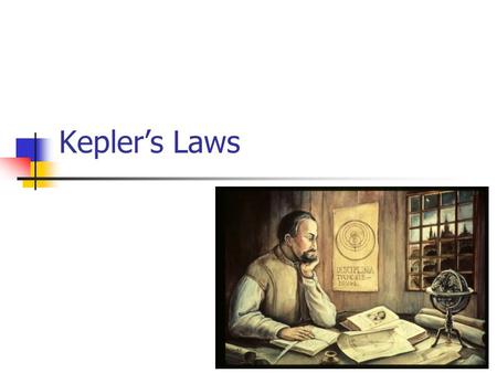Kepler’s Laws.