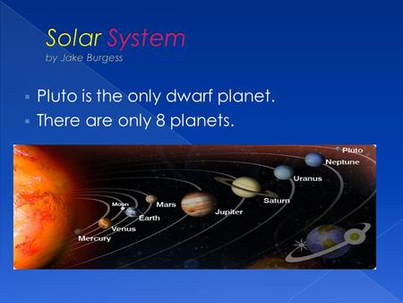 Solar System by Jake Burgess