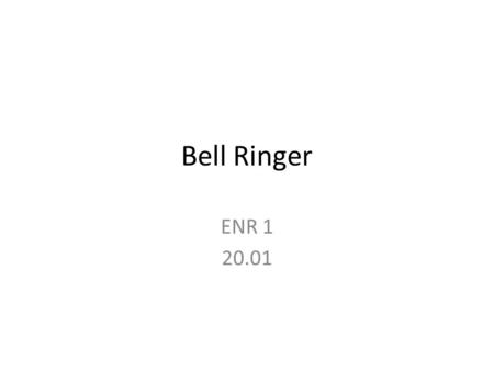 Bell Ringer ENR 1 20.01. A. 1 atom of Hydrogen and 2 atoms of oxygen B. 1 atom of Helium and 2 atoms of oxygen C. 2 atoms of Hydrogen and 1 atom of oxygen.
