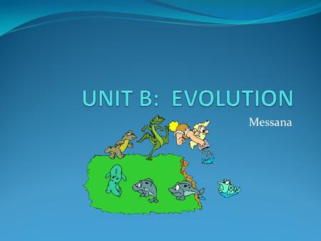 UNIT B: EVOLUTION Messana.