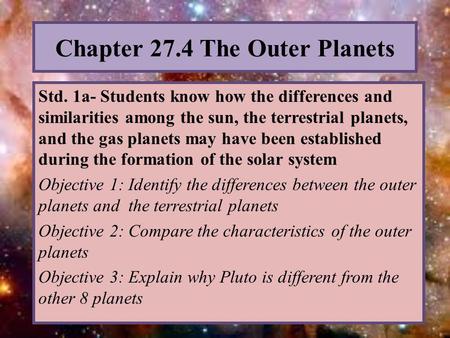 Chapter 27.4 The Outer Planets