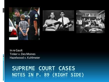 Supreme Court Cases Notes in p. 89 (Right Side)
