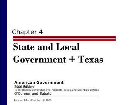 State and Local Government + Texas