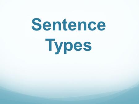 sentence structure ppt presentation