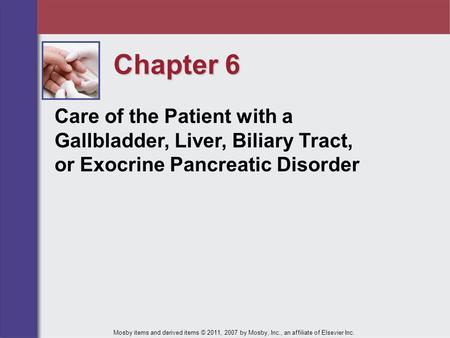 Chapter 6 Care of the Patient with a