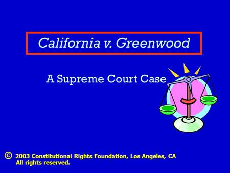 California v. Greenwood