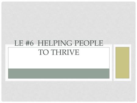 LE #6 HELPING PEOPLE TO THRIVE. Famous People with (dis) abilities  eature=related