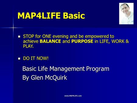 Basic Life Management Program By Glen McQuirk