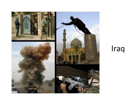 Iraq. Background Ottomon Empire WWI Independence Anglo-Iraqi War Republic of Iraq Saddam Hussein’s regime Conflict with Iran Human Rights abuses –