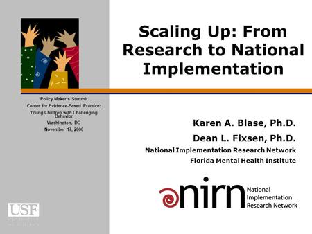 Scaling Up: From Research to National Implementation