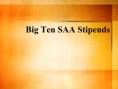 Big Ten SAA Stipends. Project Goals Question: Are IU graduate students - in particular AIs and GAs- paid less in comparison to peers at other Big Ten.