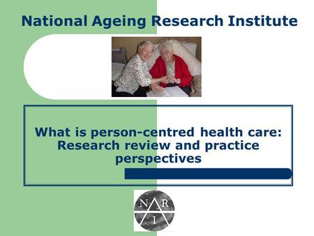 National Ageing Research Institute