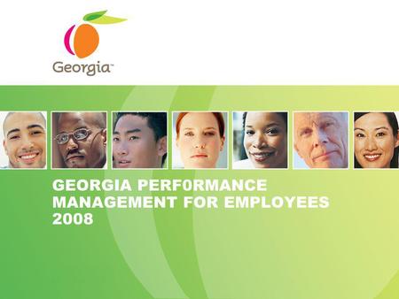 GEORGIA PERF0RMANCE MANAGEMENT FOR EMPLOYEES 2008