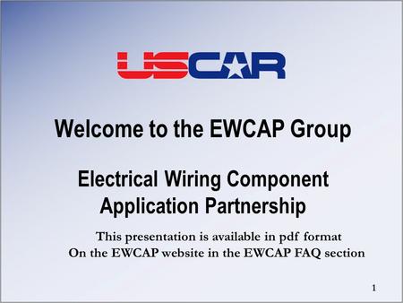 Welcome to the EWCAP Group