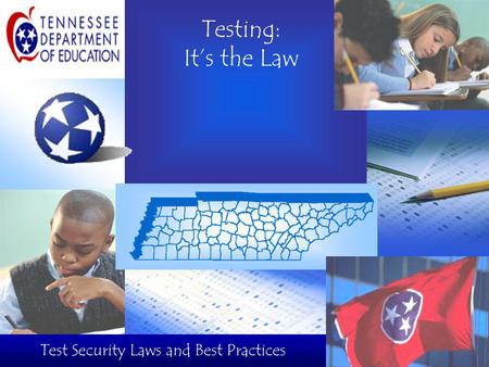 Test Security Laws and Best Practices
