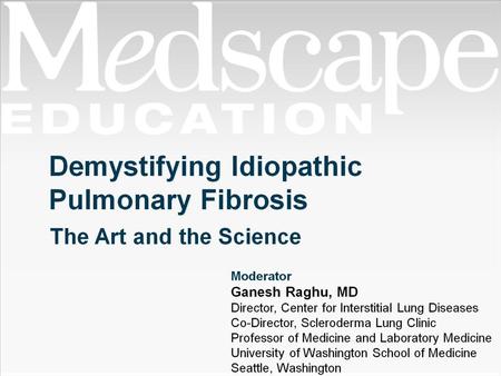 Demystifying Idiopathic Pulmonary Fibrosis
