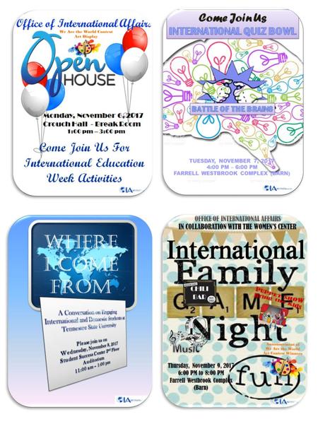 INTERNATIONAL EDUCATION WEEK