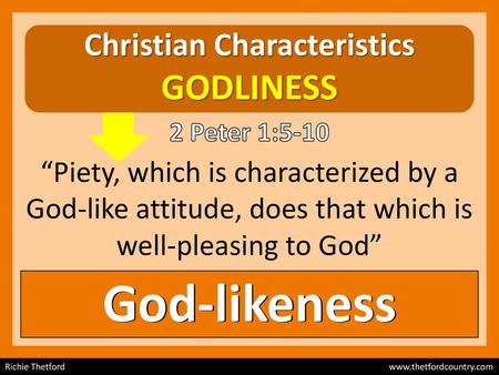 Christian Characteristics