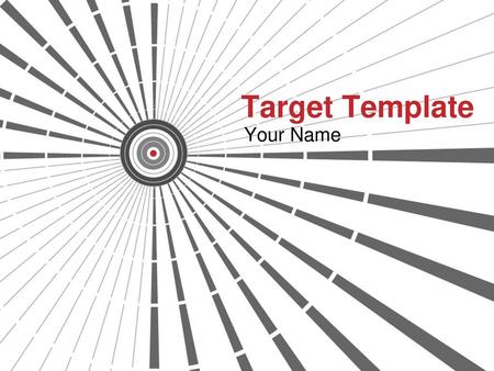 Target Template Your Name.