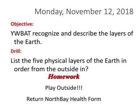 Return NorthBay Health Form